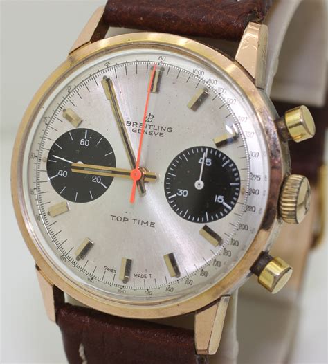 1960s breitling watches|vintage breitling top time chronograph.